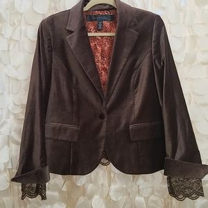 Women's brown blazer